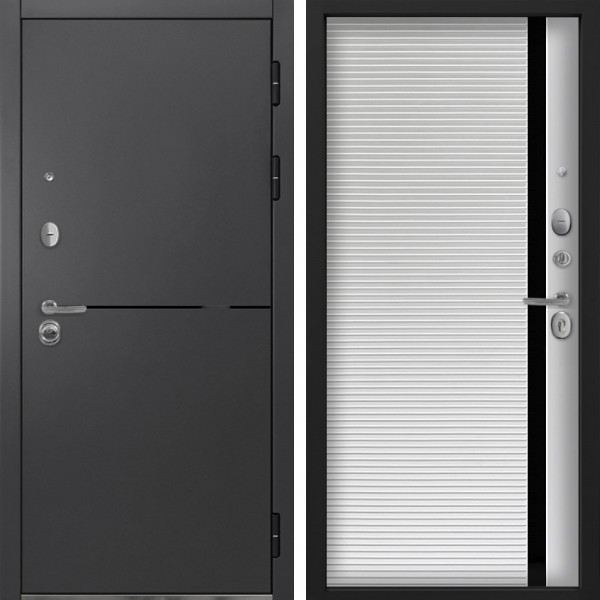 Входная дверь Command Doors Вектор 30B Белый матовый