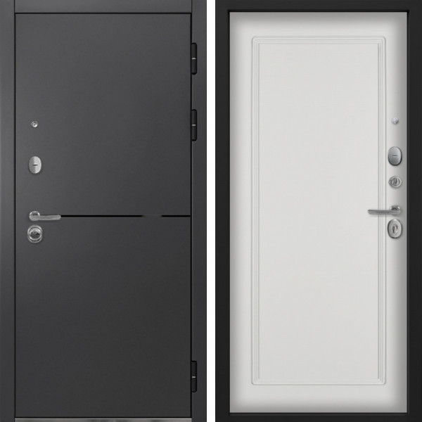 Входная дверь Command Doors Вектор 38 Белый матовый