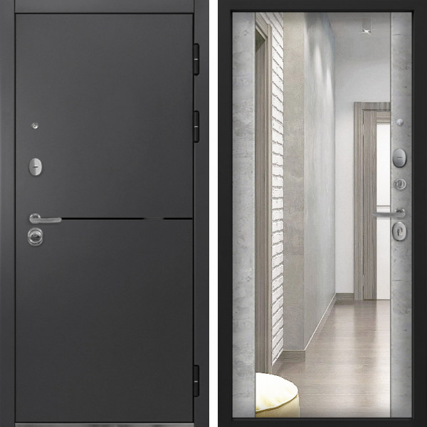 Входная дверь Command Doors Вектор 3Z Бетон молочный