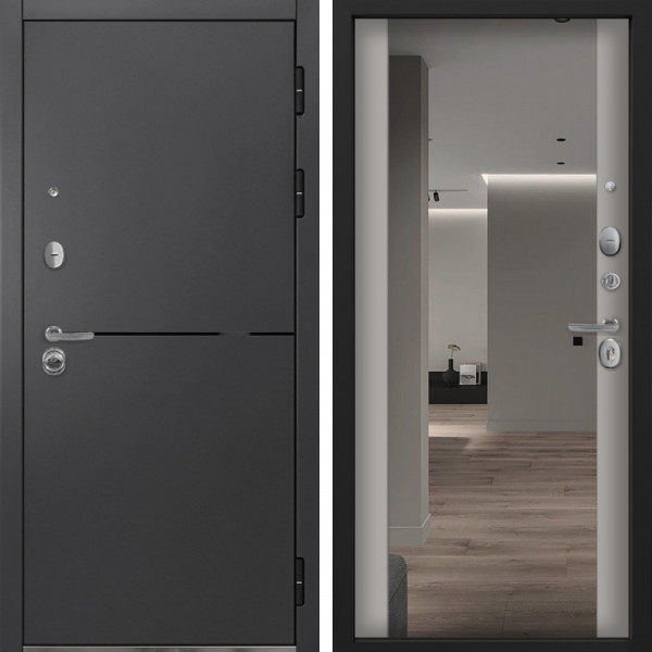 Входная дверь Command Doors Вектор 3Z Грей софт