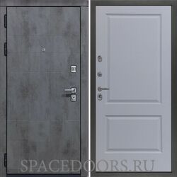 Входная дверь Сударь МД-35 Бетон темный Д-7 Серая