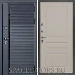Входная дверь Сударь МХ-45 Черный кварц Д-13 Шампань