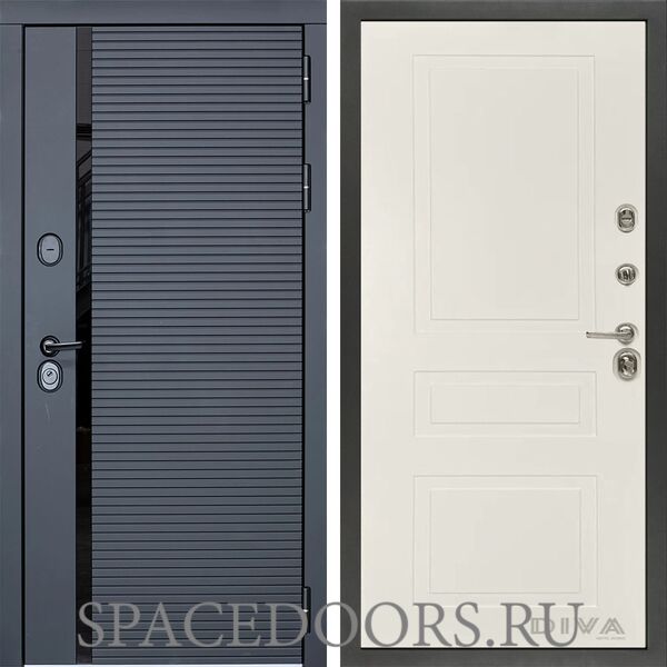 Входная дверь Сударь МХ-45 Черный кварц Н-13 Шампань