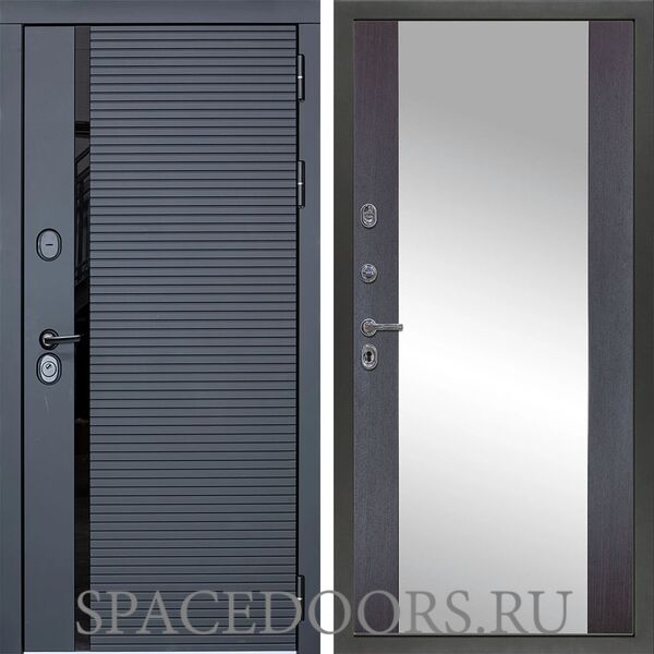 Входная дверь Сударь МХ-45 Черный кварц Д-15 Венге