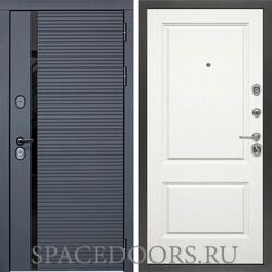 Входная дверь Сударь МХ-45 Черный кварц Д-7 Белая