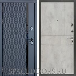 Входная дверь Сударь МХ-47 Черный кварц М-1 бетон
