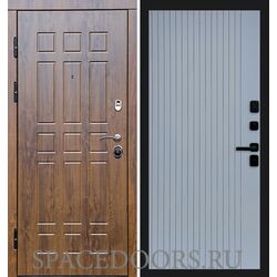 Дверь Termo-door Афина дуб Flat Grey софт