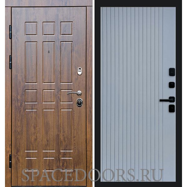 Дверь Termo-door Афина дуб Flat Grey софт