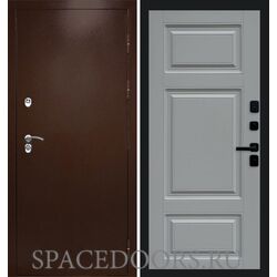 Дверь Termo-door Термо сибирь медь антик Лион Grey софт