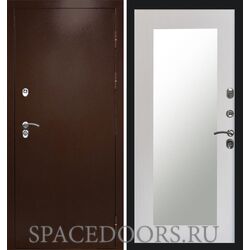 Дверь Termo-door Термо сибирь медь антик Зеркало триумф лиственница