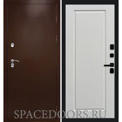 Дверь Termo-door Термо сибирь медь антик Гранд Белый софт