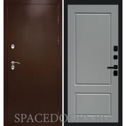 Дверь Termo-door Термо сибирь медь антик Марсель Grey софт