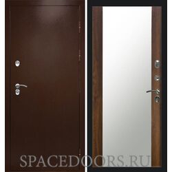 Дверь Termo-door Термо сибирь медь антик Зеркало дуб