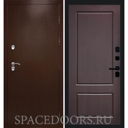 Дверь Termo-door Термо сибирь медь антик Марсель Шоколад