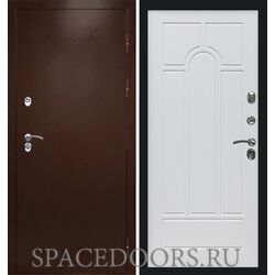 Дверь Termo-door Термо сибирь медь антик Арка белое дерево