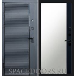 Дверь Termo-door Black line Зеркало фацет Черный кварц