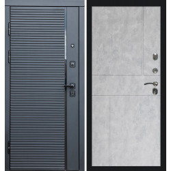 Дверь Termo-door Black line Горизонт бетон светлый