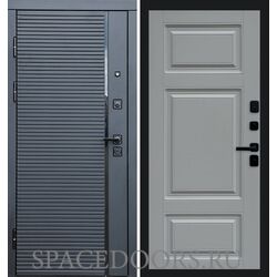 Дверь Termo-door Black line Лион Grey софт