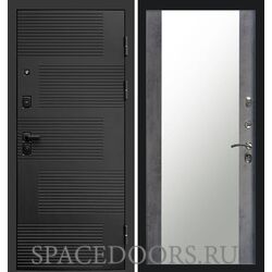 Дверь Termo-door Фаворит Зеркало темный бетон