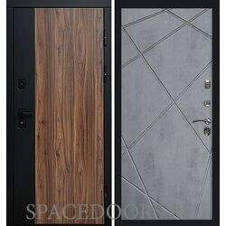 Дверь Termo-door Флэш Лучи бетон темный