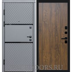 Дверь Termo-door Fusion black Flat Дуб