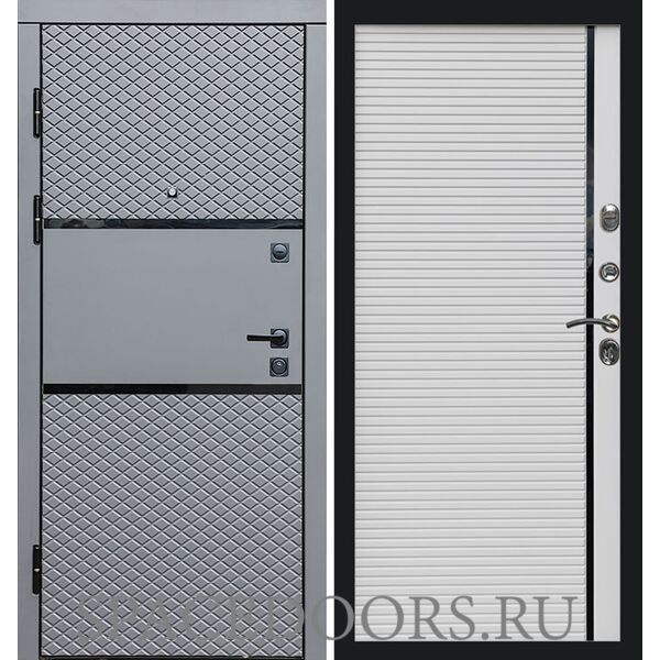 Дверь Termo-door Fusion black Porte white