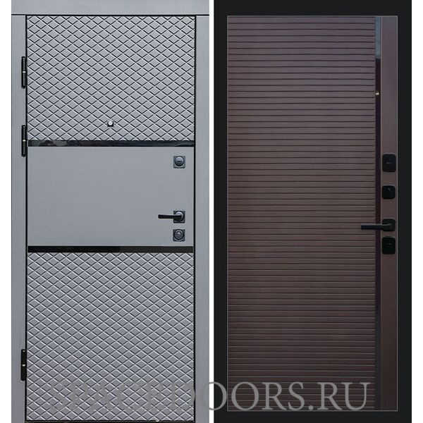 Дверь Termo-door Fusion black porte Шоколад