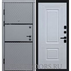 Дверь Termo-door Fusion black Мадрид Белый софт
