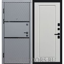 Дверь Termo-door Fusion black Гранд Белый софт