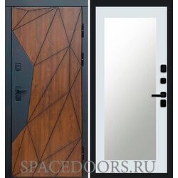 Дверь Termo-door Геометрия Триумф Белый софт с зеркалом