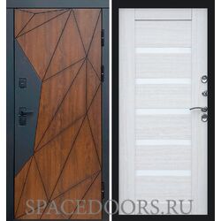Дверь Termo-door Геометрия Царга лиственница