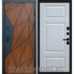 Дверь Termo-door Геометрия Лион Белый софт