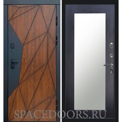 Дверь Termo-door Геометрия Зеркало триумф венге