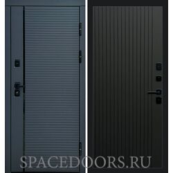 Дверь Termo-door Графит Line Flat Черный кварц