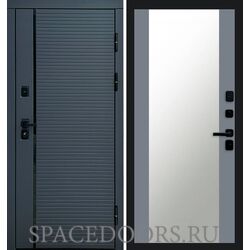 Дверь Termo-door Графит Line 27 зеркало Grey Софт