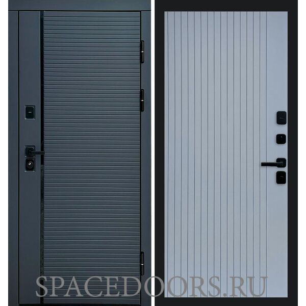 Дверь Termo-door Графит Line Flat Grey софт