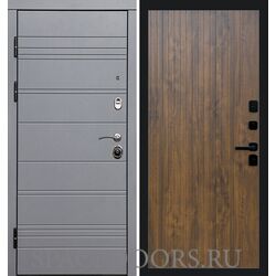 Дверь Termo-door Grey line Flat Дуб