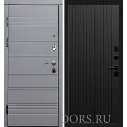 Дверь Termo-door Grey line Flat Черный кварц