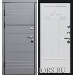 Дверь Termo-door Grey line Арка белое дерево