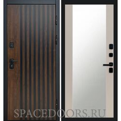 Дверь Termo-door Кантри 27 зеркало Слоновая кость