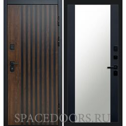 Дверь Termo-door Кантри 27 зеркало Черный кварц