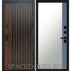 Дверь Termo-door Кантри Зеркало фацет Grey софт