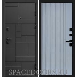 Дверь Termo-door Квадро Flat Grey софт