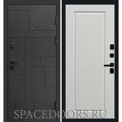 Дверь Termo-door Квадро Гранд Слоновая кость