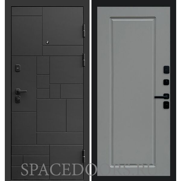 Дверь Termo-door Квадро Гранд Grey софт