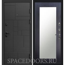 Дверь Termo-door Квадро Зеркало триумф венге