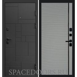 Дверь Termo-door Квадро Porte Grey софт