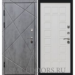 Дверь Termo-door Лучи бетон Престиж беж матовый