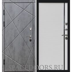 Дверь Termo-door Лучи бетон Porte white