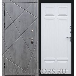 Дверь Termo-door Лучи бетон Премиум лиственница